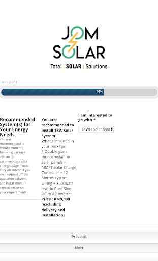 JomSolar - Solar Power Calculator 2