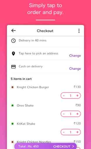 Knight Bite - Cloud Kitchen | Food Delivery App 4