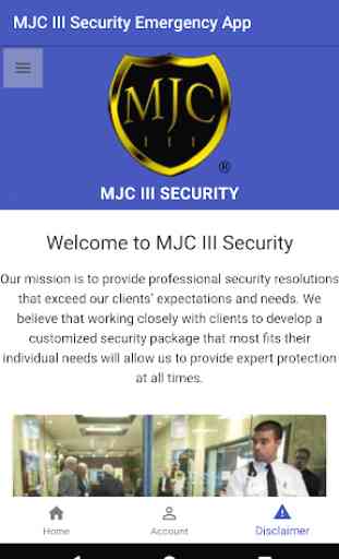 MJC III Security Emergency App 4