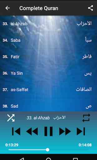 Saad Al Ghamidi no ads complete Quran MP3 off-line 3