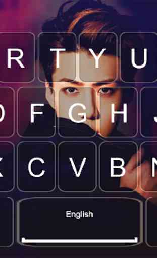 Sehun EXO Keyboard Theme for EXO-Ls Fans 3