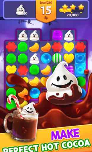 Spooky Cookie Party : Sweet Blast Puzzle Games 3