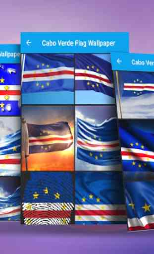 Cabo Verde Flag Wallpaper 3