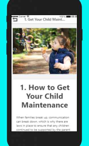 Child Maintenance Tips 2