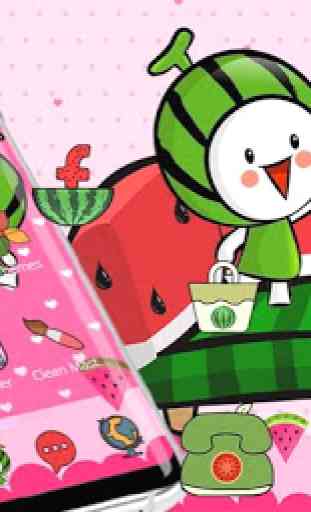 Cute Watermelon Babies Theme 4