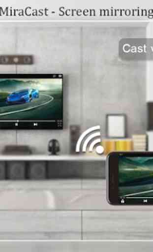 Miracast: TV avec miroir d'écran (affichage Wifi) 4