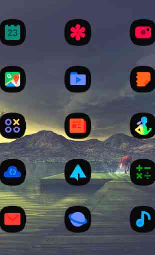 OneUI 2 Black - Icon Pack 1