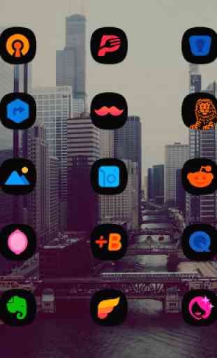 OneUI 2 Black - Icon Pack 3