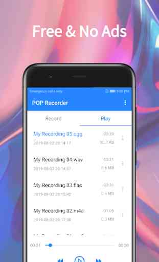POP Recorder - Audio Recorder & Voice Recorder 3