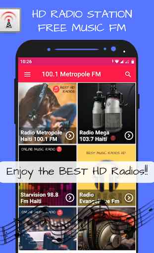 Radio 100.1 FM Haiti Online Stations HD Free Music 2