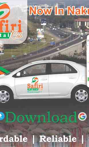 Safiri Digital Cabs Rider App 1