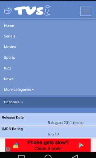 TVSi : TV Schedule India 1