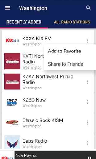 Washington Radio Stations - USA 2