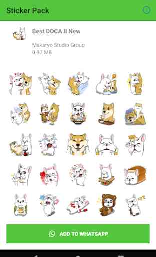 Beautiful Cute Snopy Dog Sticker WastickerApps 3