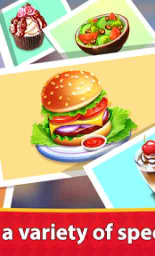 Cooking Marina - fast restaurant cooking games 2