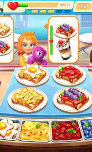 Cooking Marina - fast restaurant cooking games 3