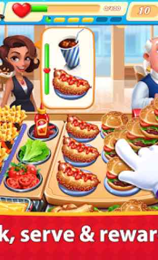 Cooking Marina - fast restaurant cooking games 4