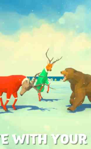 ❄ Deer Simulator Christmas Game 3D Family Xmas 3