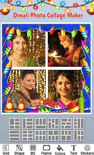 Diwali Collage Photo Frames 1