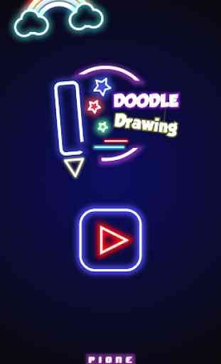 Doodle Drawing | Amazing Glow Art 4