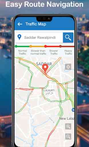 GPS la navigation et trafic mises à jour: rue vue 2