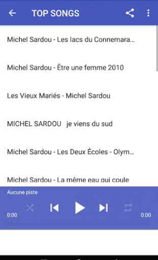 Michel Sardou 's songs offline 1