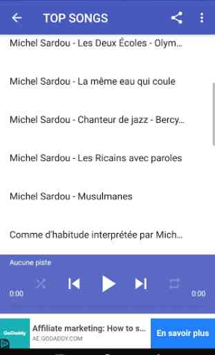 Michel Sardou 's songs offline 2