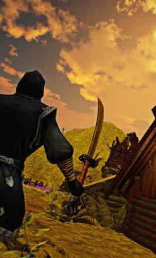 Ninja Assassin Warrior Death Survival Zombie War 3