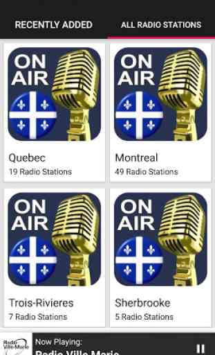 Quebec Radio Stations - Canada 4