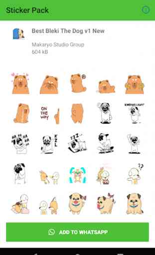 Sticker Dog for WhatsApp WAStickerApps HD Edition 2