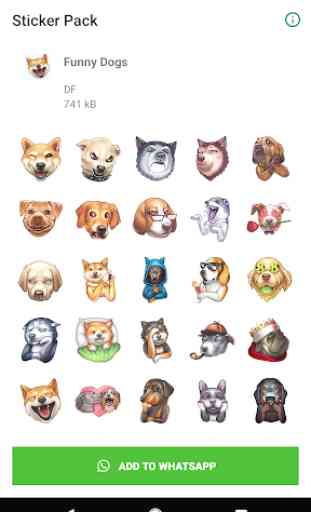 WAStickerApps Dogs Stickers  1