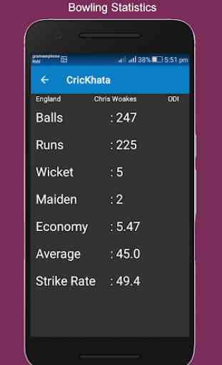CricKhata - Cricket score saving app 4