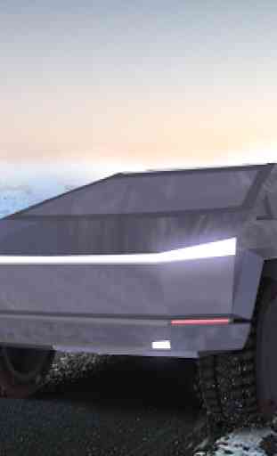 Cyber ​​Truck Snow Drive: Camionnette 3