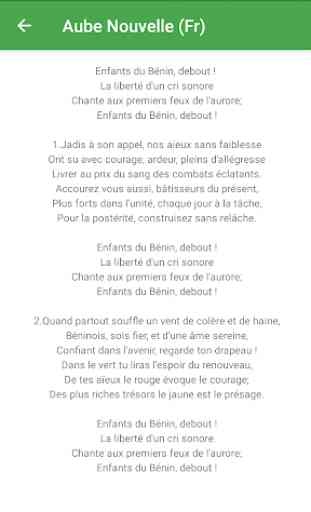 Hymne National du Bénin (Aube nouvelle) 3