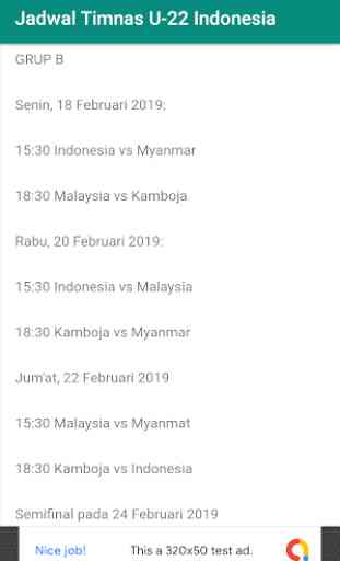 Jadwal Timnas U-22 Indonesia 3