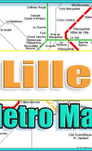 Lille Metro Map Offline 1