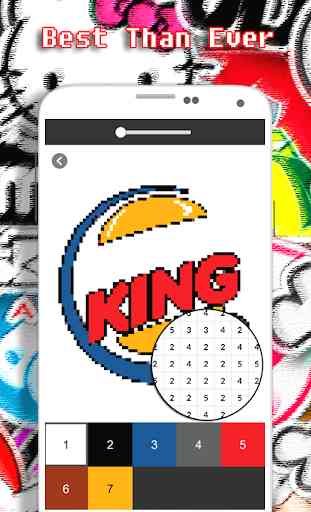 Logo Marque Coloriage Par Nombre - Pixel 2