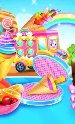 Mermaid Glitter Cupcake Chef - Ice Cream Cone Game 1