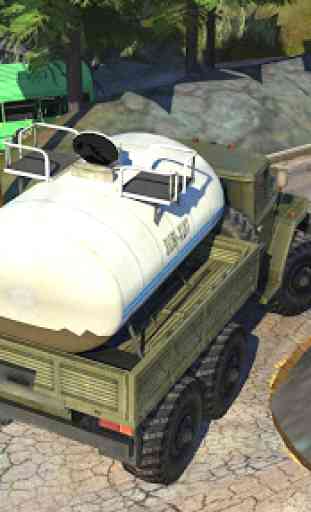 Mountain Cargo Tanker Heavy Trailer Truck 2