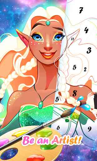 Princesse livre de coloriage - coloriage & dessin 3