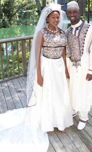 Robe de mariée africaine 2