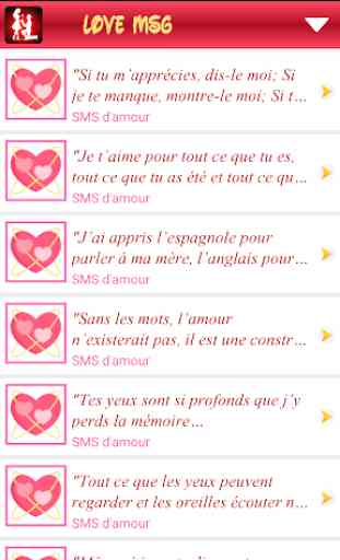 Romantique Messages d'amour ♥ SMS d'amour 4