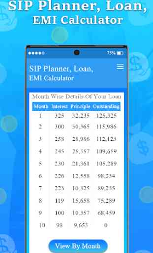 SIP Planner Loan EMI - Financial Planner 3