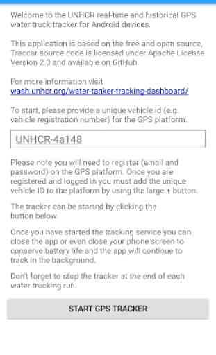 UNHCR Water Tanker Tracker 2