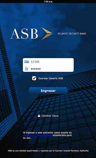 ASB Banca Movil para Tablets 1