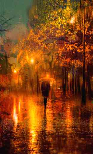 Autumn Rain Live Wallpaper (milieux vivants) 3