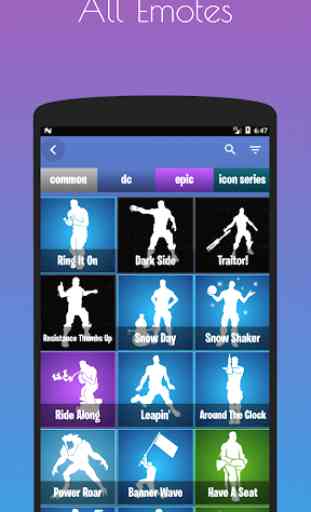 Emotes Ringtones And Daily Shop for Battle Royale 1