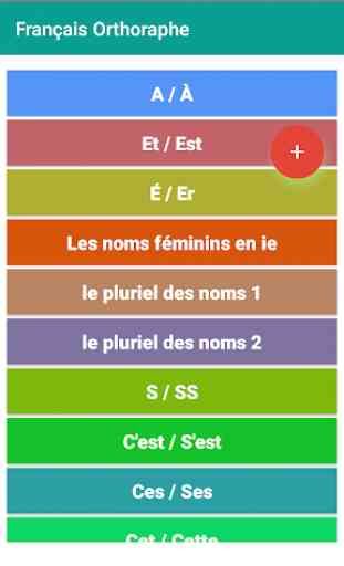 Français Orthographe (cours+exercices+corrections) 1