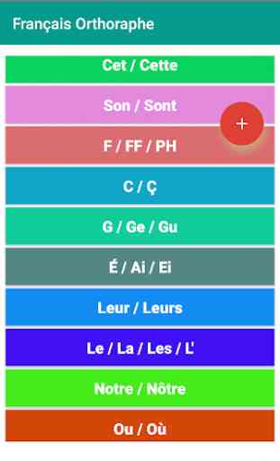Français Orthographe (cours+exercices+corrections) 2