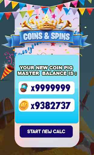 Free Spins and Coins Calc For Coin Piggy Master 3